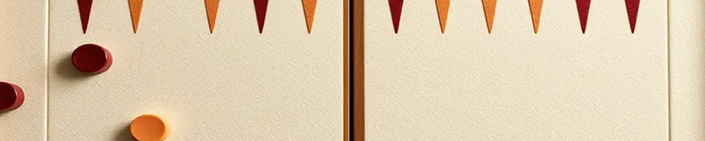 Plateau de backgammon, bandeau du guide des règles